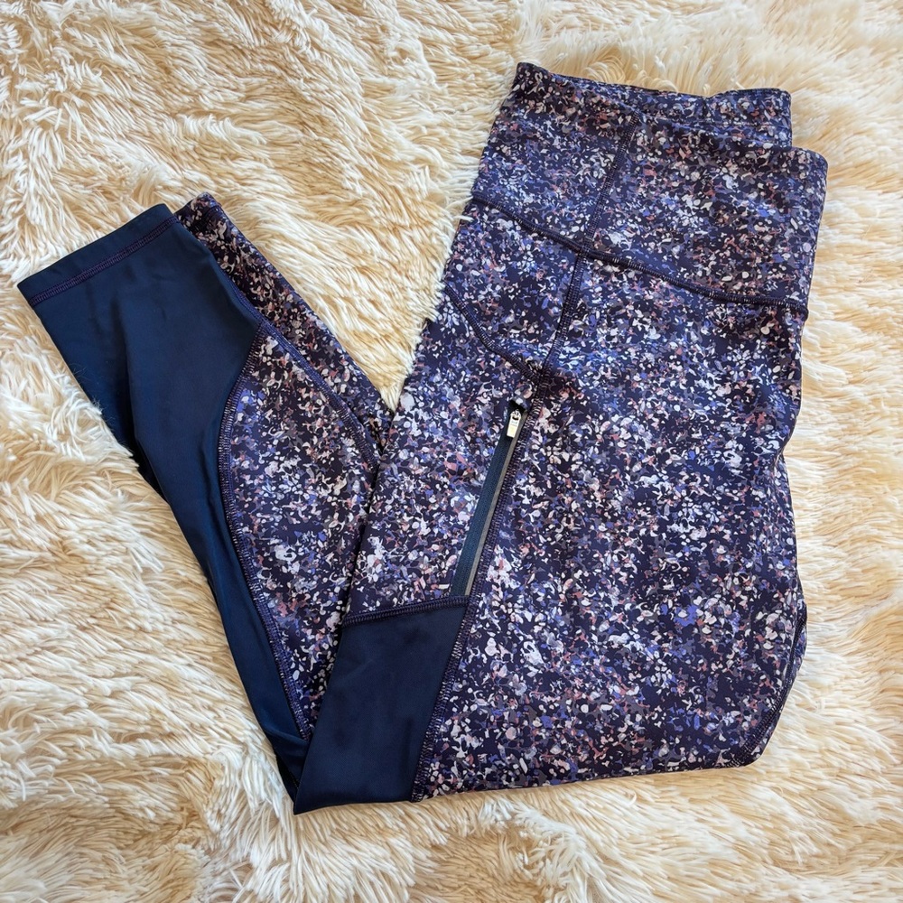 Athleta Rainier Printed Mesh Tight Athletic Leggings size 2X - Picture 4 of 10